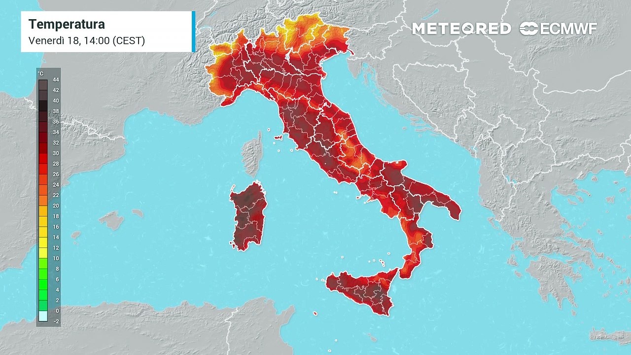 Previsioni meteo per l'Italia: fine settimana di caldo