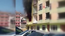 Elazığ'da metruk binada çıkan yangın söndürüldü