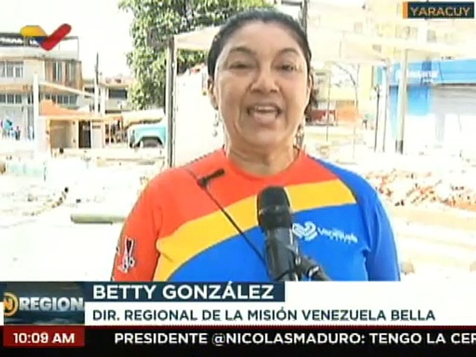 Yaracuy | Avanzan 90% los trabajos de recuperación de la plaza Don Teófilo Domínguez en San Felipe