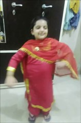 Punjabi kudi ki Masti || Red Suit || Patiala shahi suit