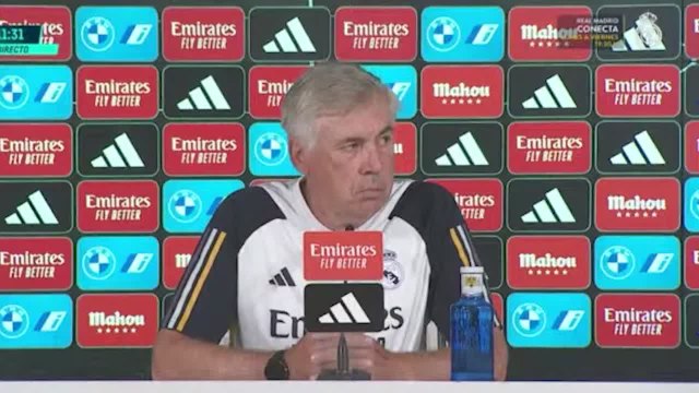 Ancelotti da la cara por Vinicius frente al olvido de la EUFA