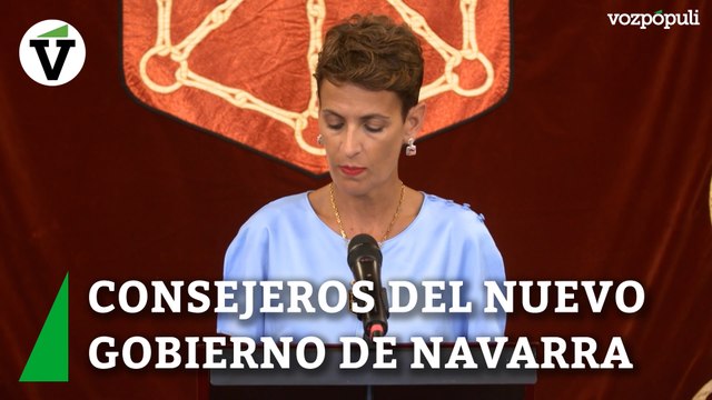 Toman posesión los consejeros del nuevo Gobierno de Navarra, con una hoja de ruta muy clara