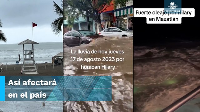 Huracán Hilary llega a categoría 4