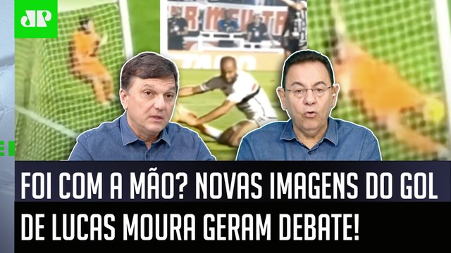 O GOL DO LUCAS MOURA FOI DE MÃO? A MINHA IMPRESSÃO é que... NOVAS IMAGENS PROVOCAM DEBATE!