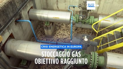 L'Ue raggiungerà l'obiettivo di stoccaggio del gas con mesi di anticipo sulla scadenza
