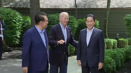 첫 한미일 단독 정상회의...역내 안보 협력 진화 주목 / YTN