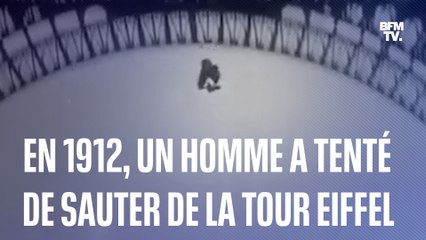 En 1912, Franz Reichelt tentait déjà de sauter de la tour Eiffel avec son costume-parachute