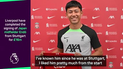 Klopp delighted with 'late bloomer' Endo after Liverpool's 'tricky' week