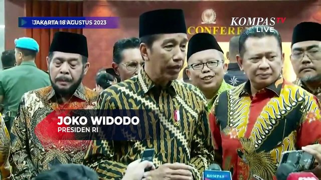 Senyum Jokowi, soal Puan Sebut Nama Gibran jadi Bacawapres Ganjar
