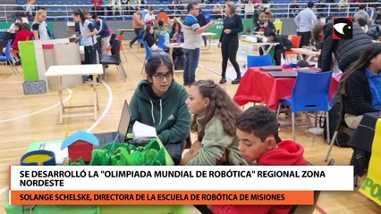 Se desarrolló la "olimpiada mundial de robótica" regional zona nordeste