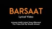 Armaan Malik - Barsaat (Lyrical Music Video) | Amaal Mallik | Kunaal Vermaa | Daboo Malik