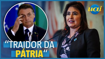 Simone Tebet sobre Bolsonaro: 'Traidor da Constituição e da pátria'