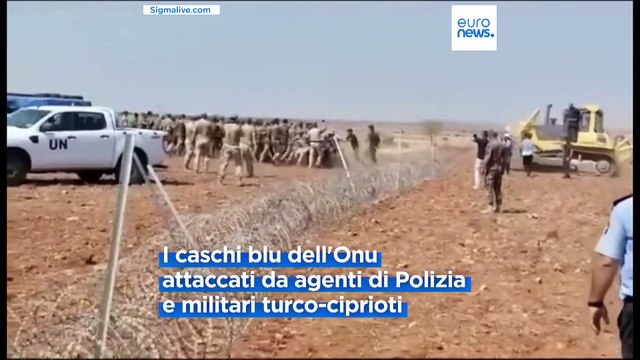 Cipro: militari turco-ciprioti assaltano le Forze di pace dell'Onu, ci sono feriti