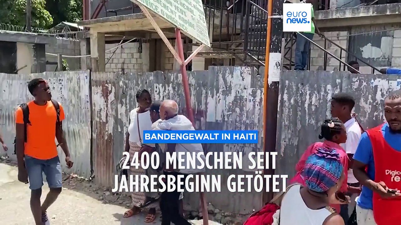 Haiti: 2400 tote seit jahresbeginn durch bandengewalt