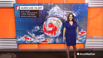 Hillary to strengthen as it approaches United States