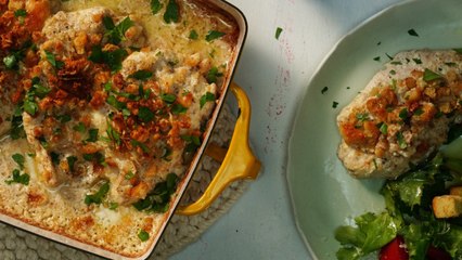 Delicious Baked Caesar Chicken Recipe 🍽️