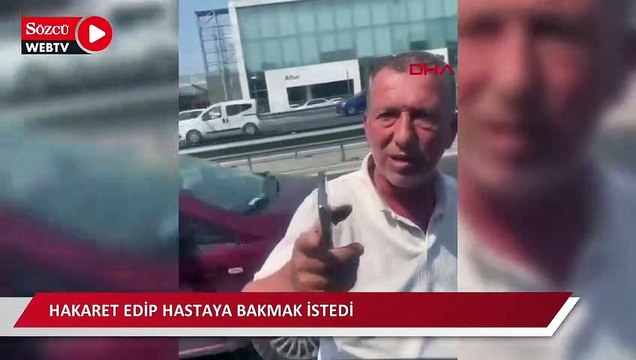 Bağcılar'da ambulansın önünü kesti, hakaret edip hastaya bakmak istedi 
