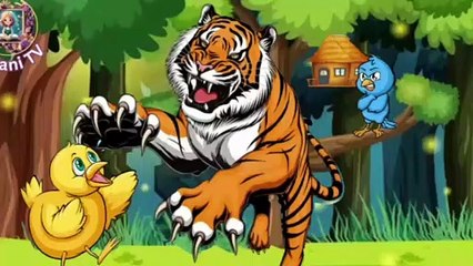 Hoshiyaar Chiriya| chidiya chidda ki kahani| stories for kids| Urdu Hindi bird story| bedtime story