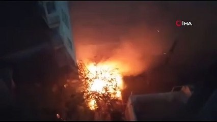 Erdek'te Metruk Binada Çıkan Yangın Kontrol Altına Alındı