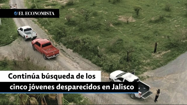 Continúa búsqueda de los cinco jóvenes desparecidos en Jalisco