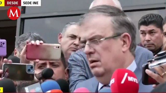 A quienes les urge que me vaya de Morena es porque saben que vamos a ganar : Marcelo Ebrard