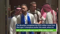 Neymar arrives in Saudi Arabia following Al Hilal move