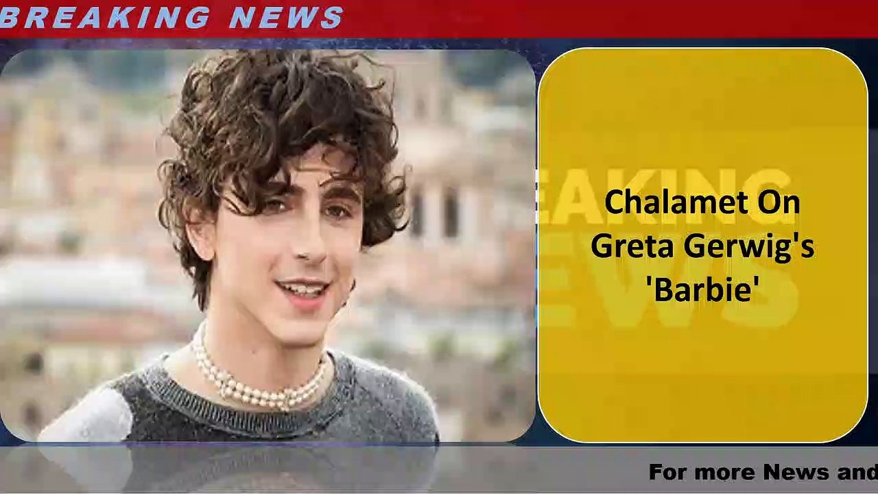 Chalamet On Greta Gerwig's 'Barbie'