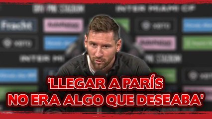 Messi REVELÓ que NO QUERÍA dejar al BARCELONA