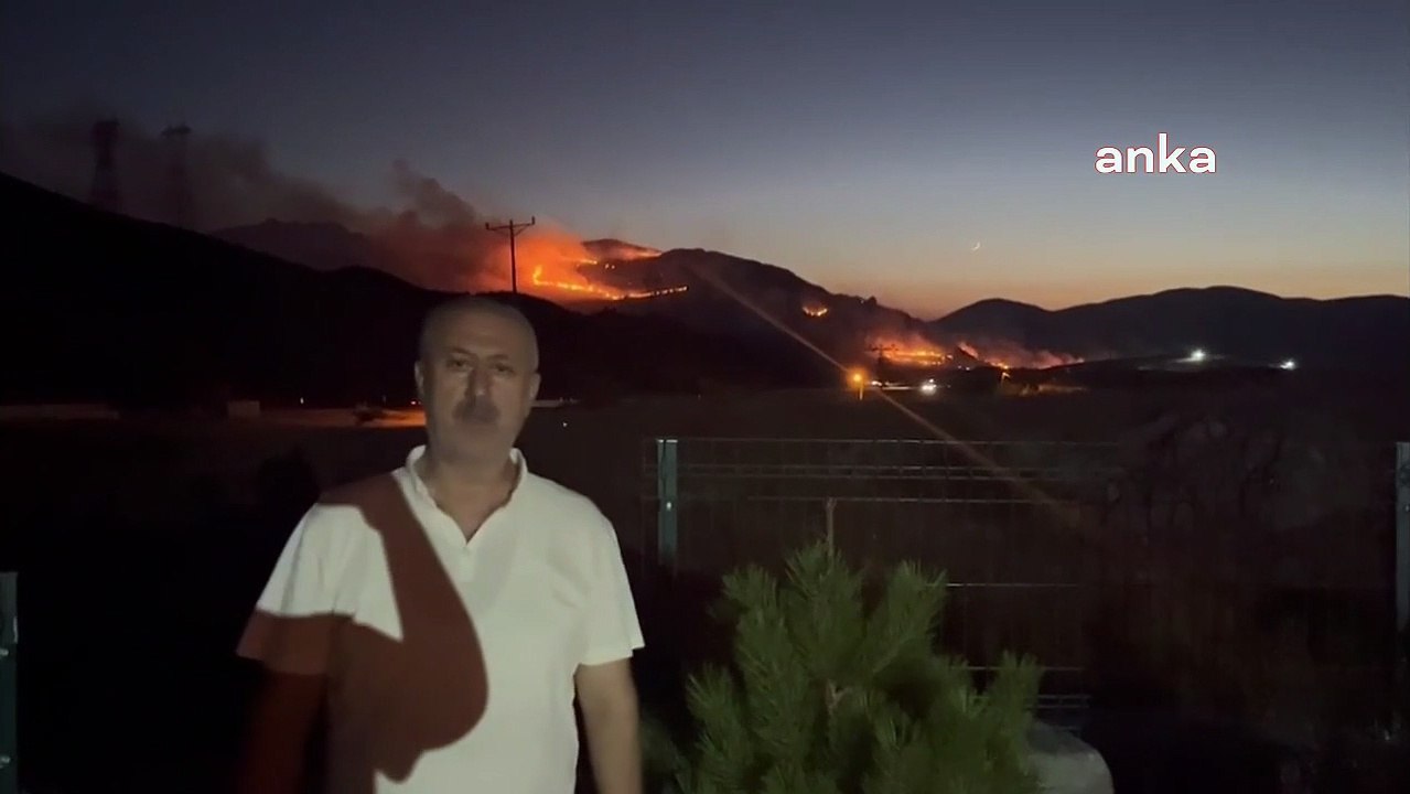 Deprem bölgesi Maraş'ın Göksun ilçesinde yangın: "Enerji panellerine yakın yerlerde yangın var"