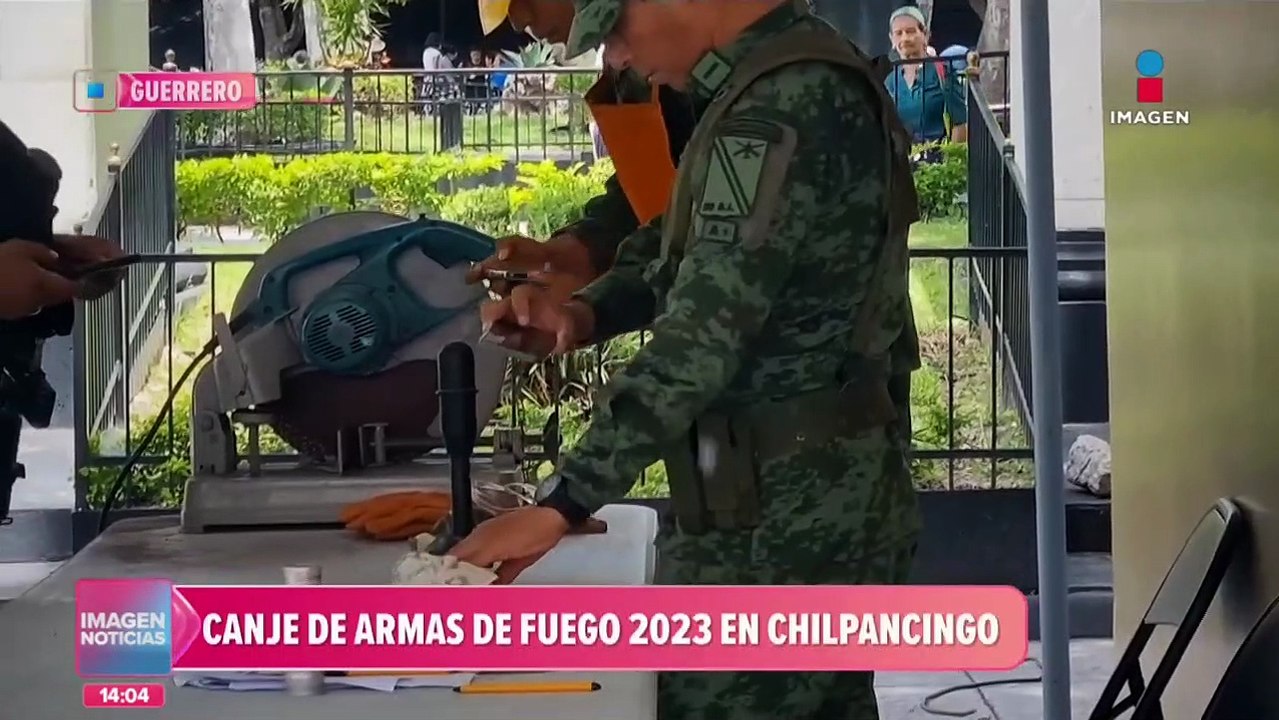 Canjean armas de fuego en Chilpancingo
