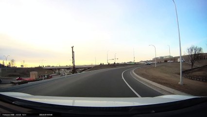 Driver Tries to Merge Off On-Ramp a Bit Early