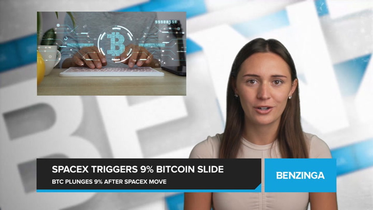 Bitcoin Plummets 9% in Sharp Sell-off Triggered by SpaceX?