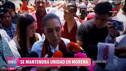 López Obrador asegura que se mantendrá la unidad en Morena