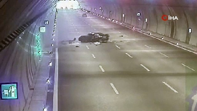 Abdulkadir Bayraktutar'ın hayatını kaybettiği korkunç kazanın görüntüsü ortaya çıktı!