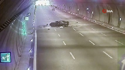 Abdulkadir Bayraktutar'ın hayatını kaybettiği korkunç kazanın görüntüsü ortaya çıktı!