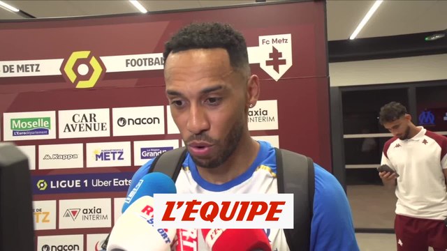 Aubameyang (Marseille) : « On peut en vouloir qu'à nous-même » - Foot - Ligue 1