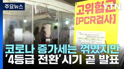 증가세는 꺾였지만...'4등급 전환' 시기 다음 주 발표 / YTN