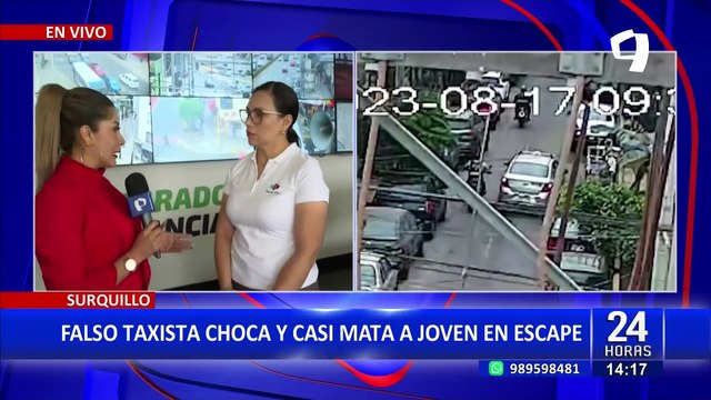 Surquillo: Falso taxista que atropelló a joven era perseguido por robar autopartes