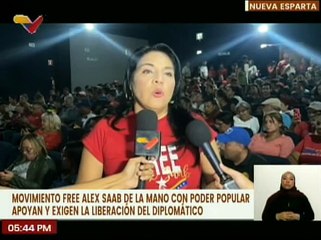 Скачать видео: Nva. Esparta | Poder Popular y el Movimiento Free Alex Saab exigen la liberación del diplomático