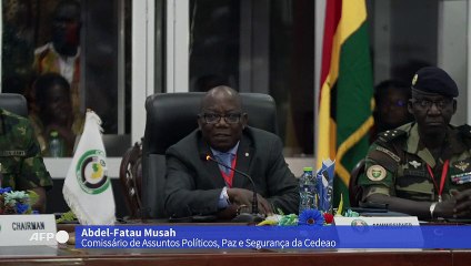 Força da Cedeao 'preparada' para intervir no Níger assim que ordem for dada