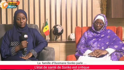 Anna DIAMANKA parle de l'état de santé est critique de son mari Ousmane SONKO