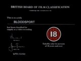 Opening To Bloodsport UK VHS 1990