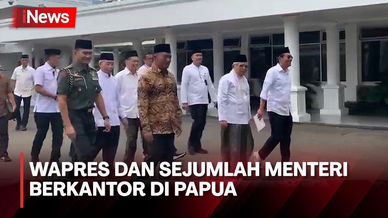 Wapres Bersama Mahfud MD, Panglima TNI, hingga Sejumlah Menteri Berkantor di Papua Mulai 4 September