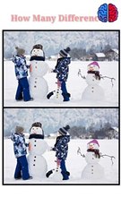 How Many Differences in this pic #IQ test #quiz