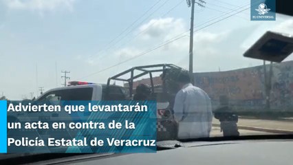 Detiene a Manuel Velasco y encañonan a su equipo Policías de Veracruz durante gira