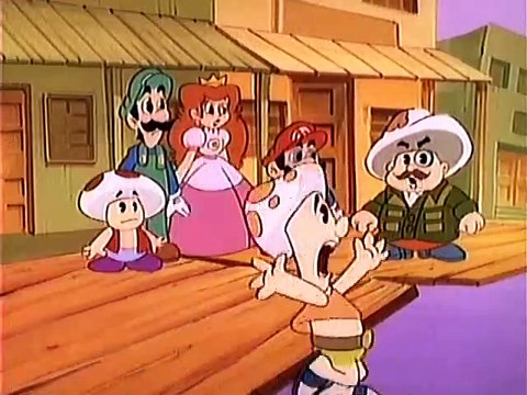 Super Mario Brothers Super Show 41 Crocodile Mario, NINTENDO game animation