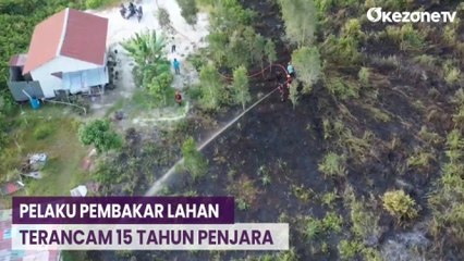 Polisi Tangkap Pelaku Pembakar Lahan 7 Hektare di Kotawaringin Timur