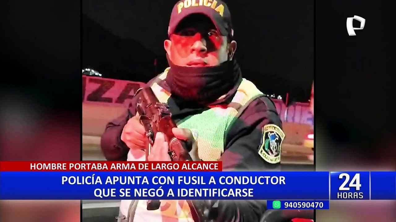 Pérez Rocha: Agente que usó rifle AKM para intervenir a sujeto armado actuó conforme a ley
