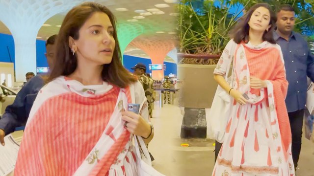 Anushka Sharma का के देसी अवतार पर फैन्स फिदा, पैप्स को किया इग्नोर