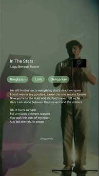 In the Stars - Benson Boone